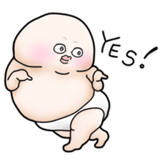 Plump plump ! Moonchi-kun 4 sticker #8470582