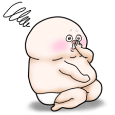 Plump plump ! Moonchi-kun 4 sticker #8470584