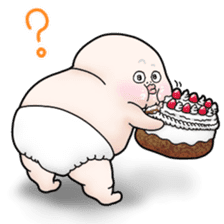 Plump plump ! Moonchi-kun 4 sticker #8470585