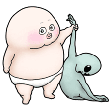 Plump plump ! Moonchi-kun 4 sticker #8470601