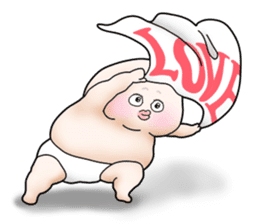 Plump plump ! Moonchi-kun 4 sticker #8470602