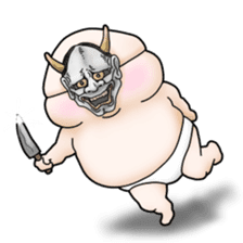 Plump plump ! Moonchi-kun 4 sticker #8470605