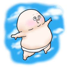 Plump plump ! Moonchi-kun 4 sticker #8470606