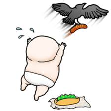 Plump plump ! Moonchi-kun 4 sticker #8470609