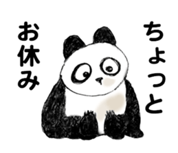 something funny panda sticker #8471111