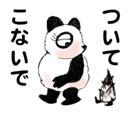 something funny panda sticker #8471117