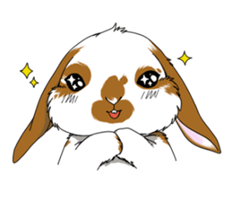 rabbit!rabbit! sticker #8471149