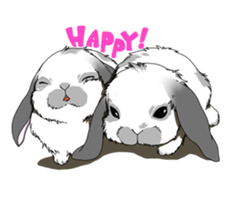 rabbit!rabbit! sticker #8471151