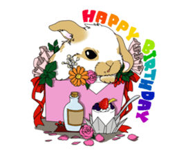 rabbit!rabbit! sticker #8471160