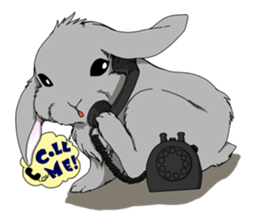 rabbit!rabbit! sticker #8471161