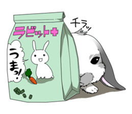 rabbit!rabbit! sticker #8471166
