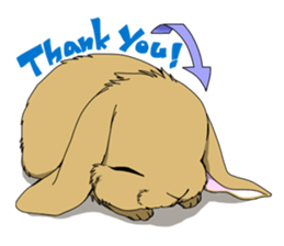rabbit!rabbit! sticker #8471167
