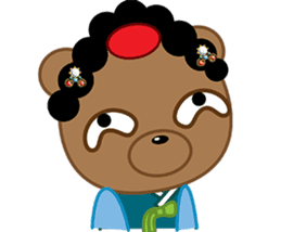 Mini Korea Bear sticker #8471237