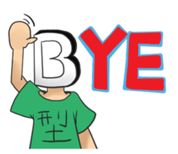 Blood type B type sticker #8471292