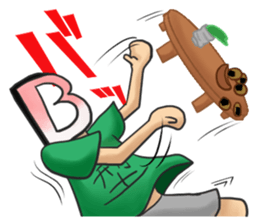 Blood type B type sticker #8471304