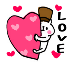 Handwriting bear sticker #8471612