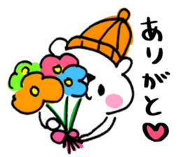 Handwriting bear sticker #8471622