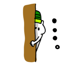 Handwriting bear sticker #8471637