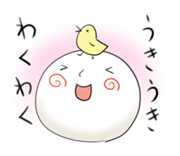 It is a white face. sticker #8471657