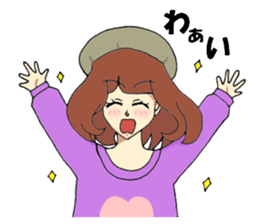 Fashionable girls sticker #8471895