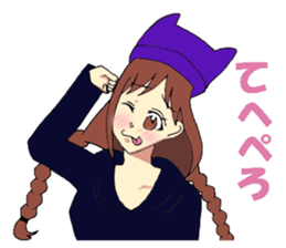 Fashionable girls sticker #8471915