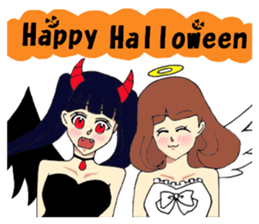 Fashionable girls sticker #8471922