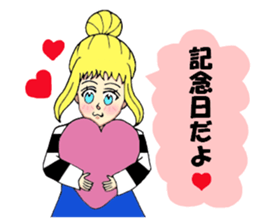 Fashionable girls sticker #8471927