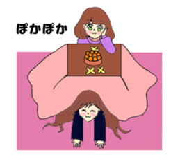 Fashionable girls sticker #8471928