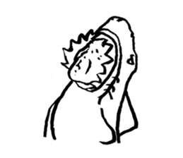 Old man of shark sticker #8472059