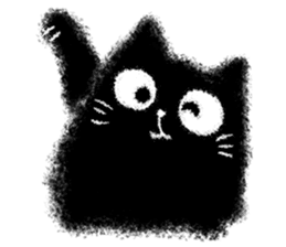 The Black Cat is Sweet sticker #8472330