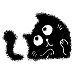 The Black Cat is Sweet sticker #8472331