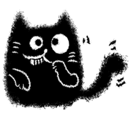 The Black Cat is Sweet sticker #8472332