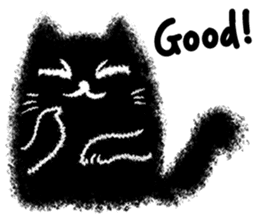 The Black Cat is Sweet sticker #8472334
