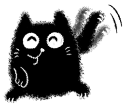 The Black Cat is Sweet sticker #8472340