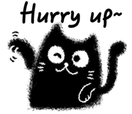 The Black Cat is Sweet sticker #8472348