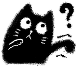 The Black Cat is Sweet sticker #8472349