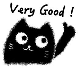 The Black Cat is Sweet sticker #8472351