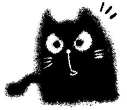 The Black Cat is Sweet sticker #8472354