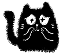 The Black Cat is Sweet sticker #8472359