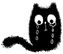 The Black Cat is Sweet sticker #8472367