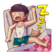 a train conductor boy "Suguru" 2 sticker #8472418