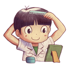 a train conductor boy "Suguru" 2 sticker #8472420