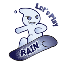 Rain - Water Element Character (EN) sticker #8472891