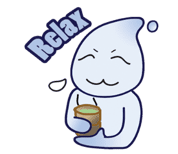 Rain - Water Element Character (EN) sticker #8472898