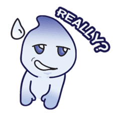 Rain - Water Element Character (EN) sticker #8472904