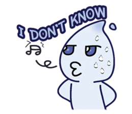 Rain - Water Element Character (EN) sticker #8472912