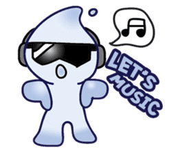 Rain - Water Element Character (EN) sticker #8472920