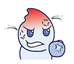 Rain - Water Element Character (EN) sticker #8472925