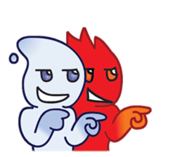 Rain - Water Element Character (EN) sticker #8472928