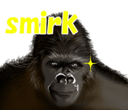 cool gorilla sticker #8472970